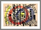 Fernand Léger, Paysage de Seine et Oise — light grey frame