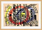 Fernand Léger, Paysage de Seine et Oise — oak frame