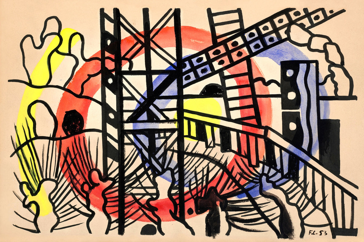 Fernand Léger, Paysage de Seine et Oise — unframed