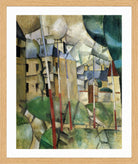 Fernand Leger Print, Paysage (Landscape) in an oak frame