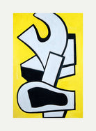 Fernand Léger, Peinture murale sur fond jaune — rolled canvas