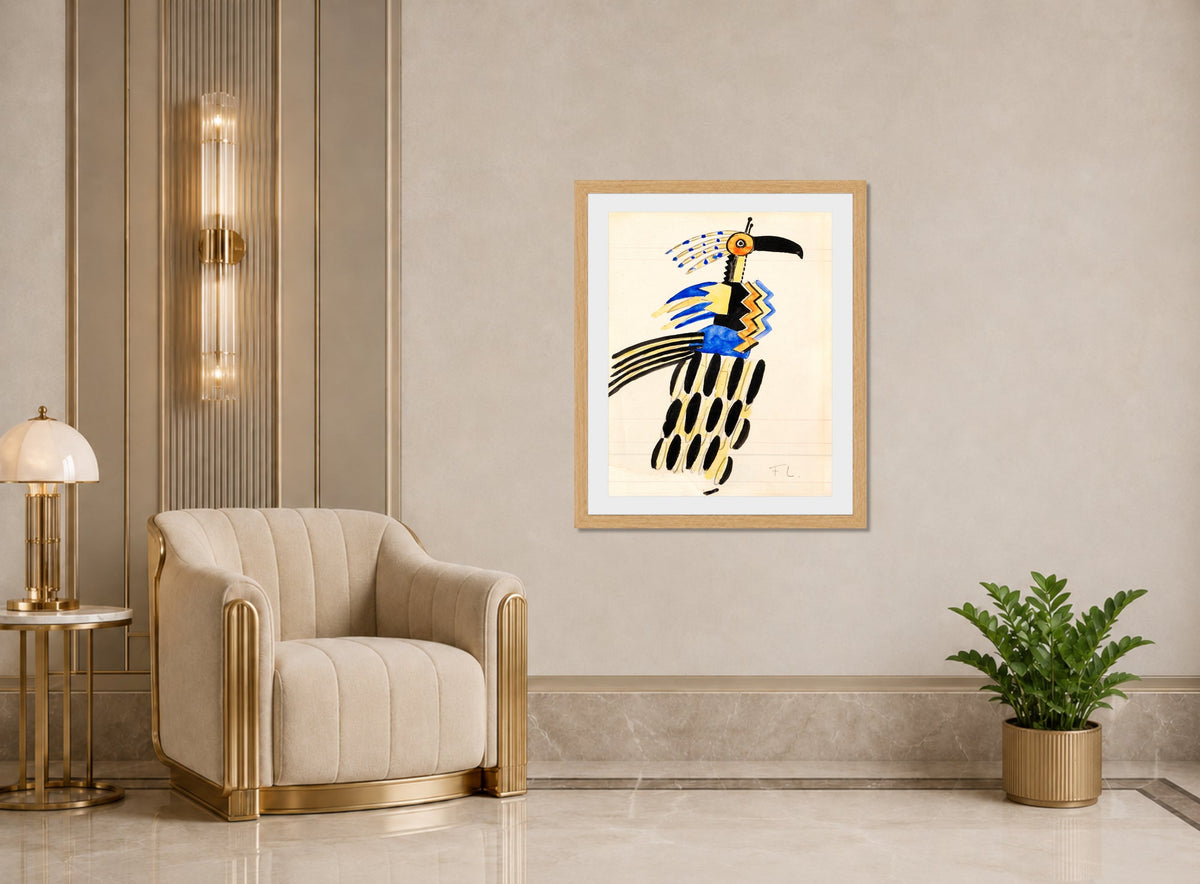 Fernand Léger, Projet de costume pour La Création du monde — art deco roomset