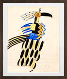 Fernand Léger, Projet de costume pour La Création du monde — brown frame