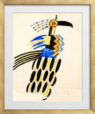 Fernand Léger, Projet de costume pour La Création du monde — gold frame