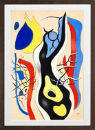 Fernand Léger, Racine — brown frame