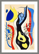 Fernand Léger, Racine — light grey frame