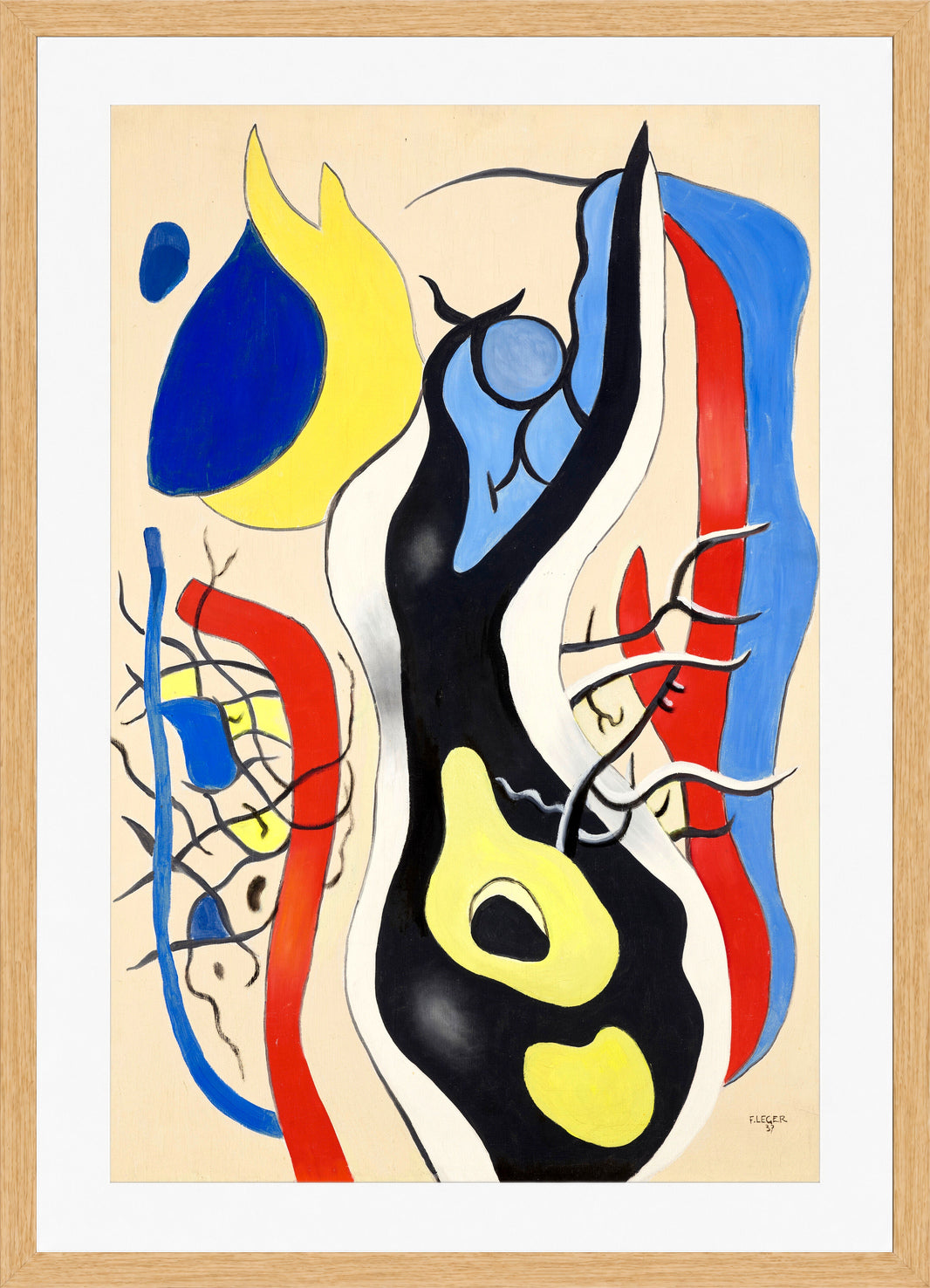 Fernand Léger, Racine — oak frame