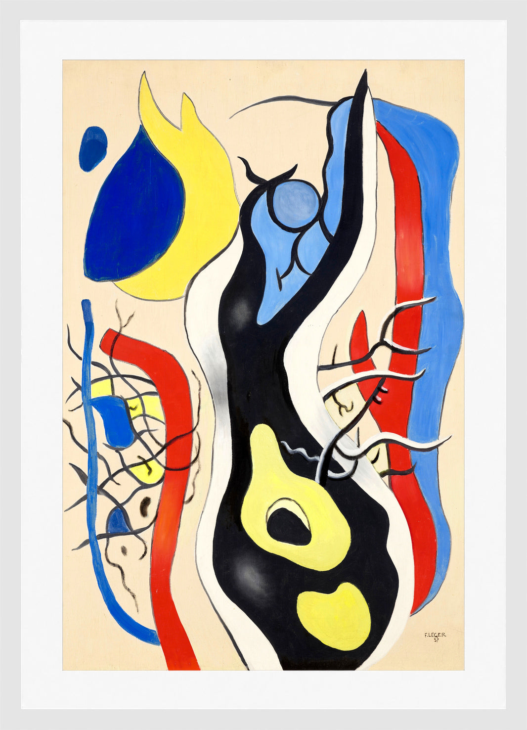 Fernand Léger, Racine — white frame