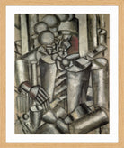 Fernand Leger Print, Soldier with a pipe (Le Soldat à la Pipe) in an oak frame