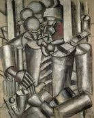 Fernand Leger Print, Soldier with a pipe (Le Soldat à la Pipe) as an unframed print