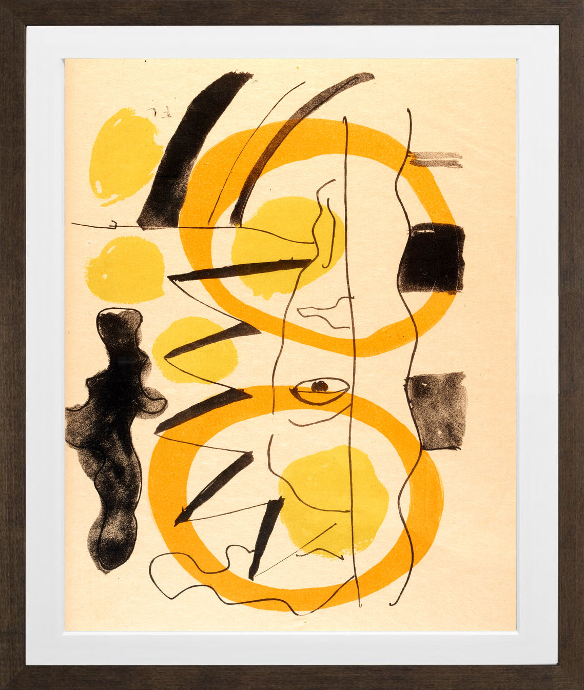 Fernand Léger, Source entière I — brown frame