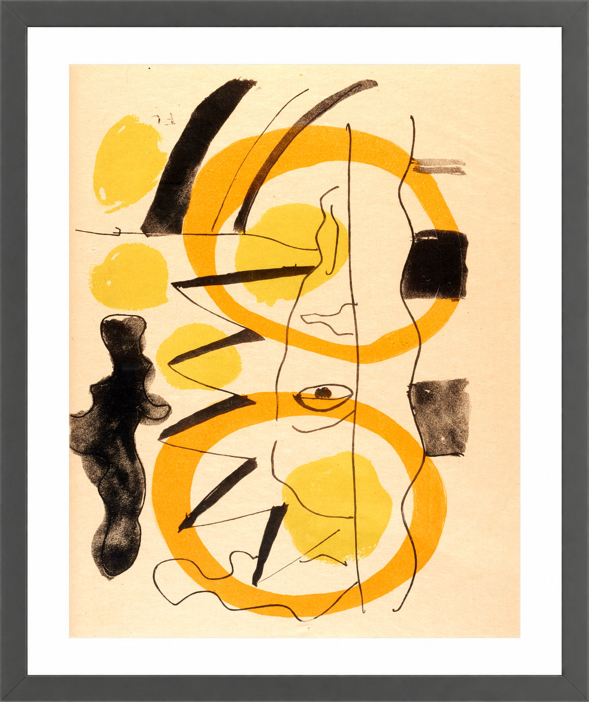 Fernand Léger, Source entière I — dark grey frame