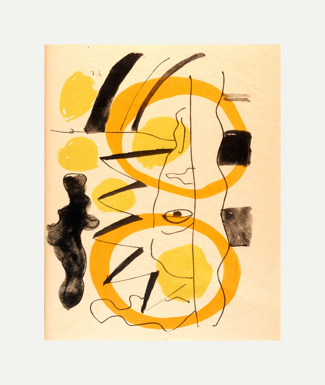 Fernand Léger, Source entière I — rolled canvas