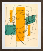 Fernand Léger, Source entière II — brown frame