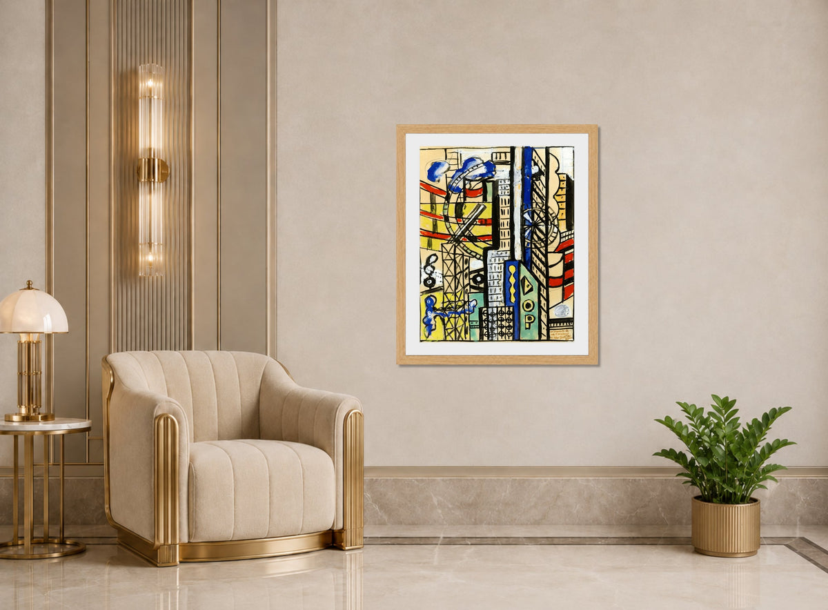 Fernand Léger, Souvenir de New York — art deco roomset
