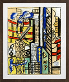 Fernand Léger, Souvenir de New York — brown frame