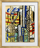 Fernand Léger, Souvenir de New York — gold frame