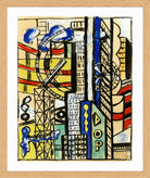 Fernand Léger, Souvenir de New York — oak frame
