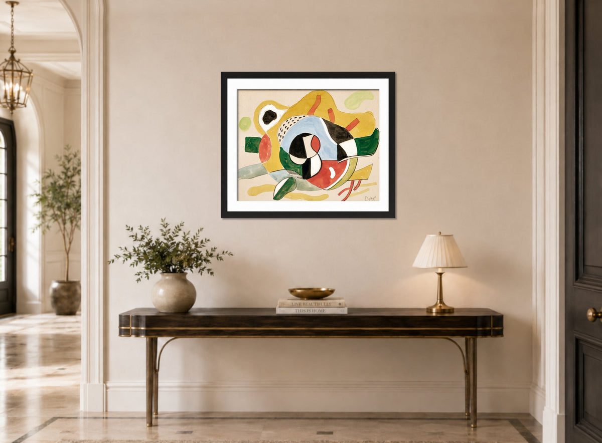 Fernand Léger, Study for the Rockefeller Stairway Mural Commission — hallway