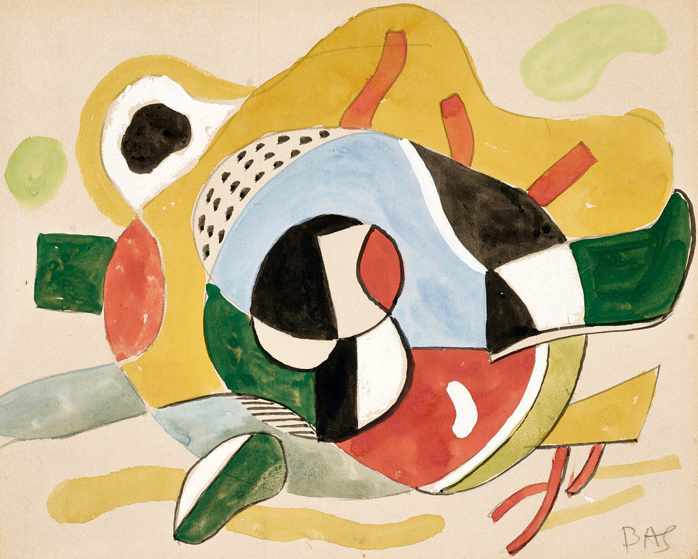 Fernand Léger, Study for the Rockefeller Stairway Mural Commission — unframed