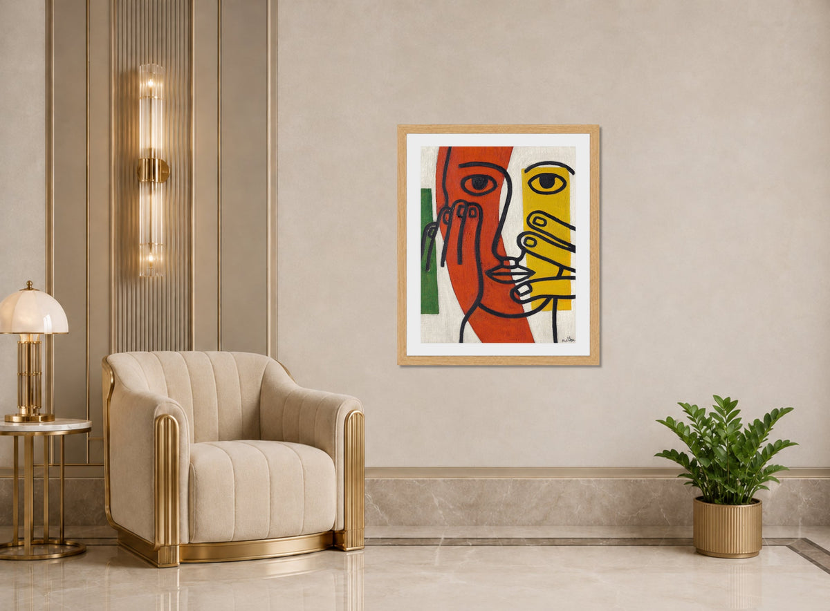 Fernand Léger, Tête de femme (Figure II) — art deco roomset