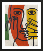 Fernand Léger, Tête de femme (Figure II) — black frame