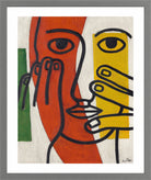 Fernand Léger, Tête de femme (Figure II) — light grey frame