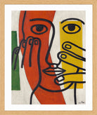 Fernand Léger, Tête de femme (Figure II) — oak frame