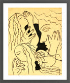 Fernand Léger, Têtes et mains — dark grey frame