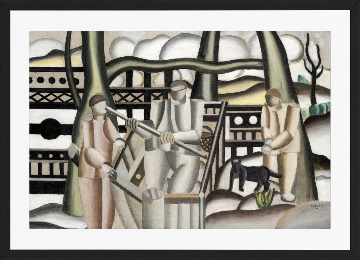 Fernand Léger, The Fishermen — black frame