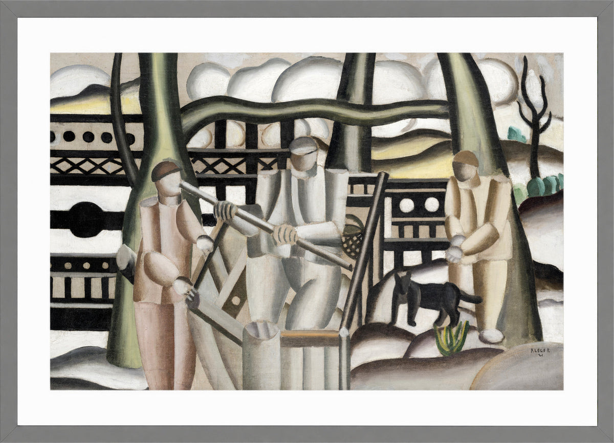 Fernand Léger, The Fishermen — light grey frame