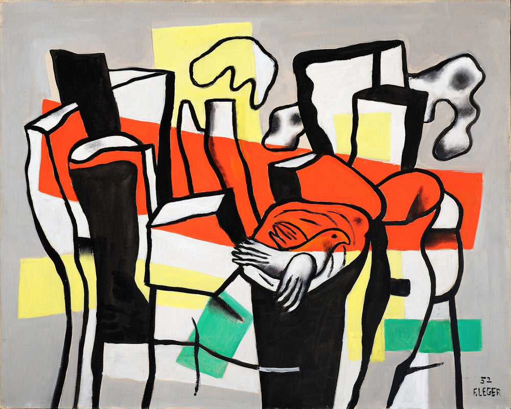 Fernand Léger, Un Oiseau devant les troncs d’arbres — unframed