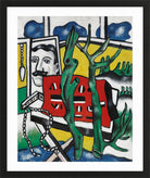 Fernand Léger, Une figure dans un paysage — black frame
