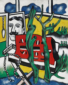 Fernand Léger, Une figure dans un paysage — unframed
