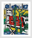 Fernand Léger, Une figure dans un paysage — white frame