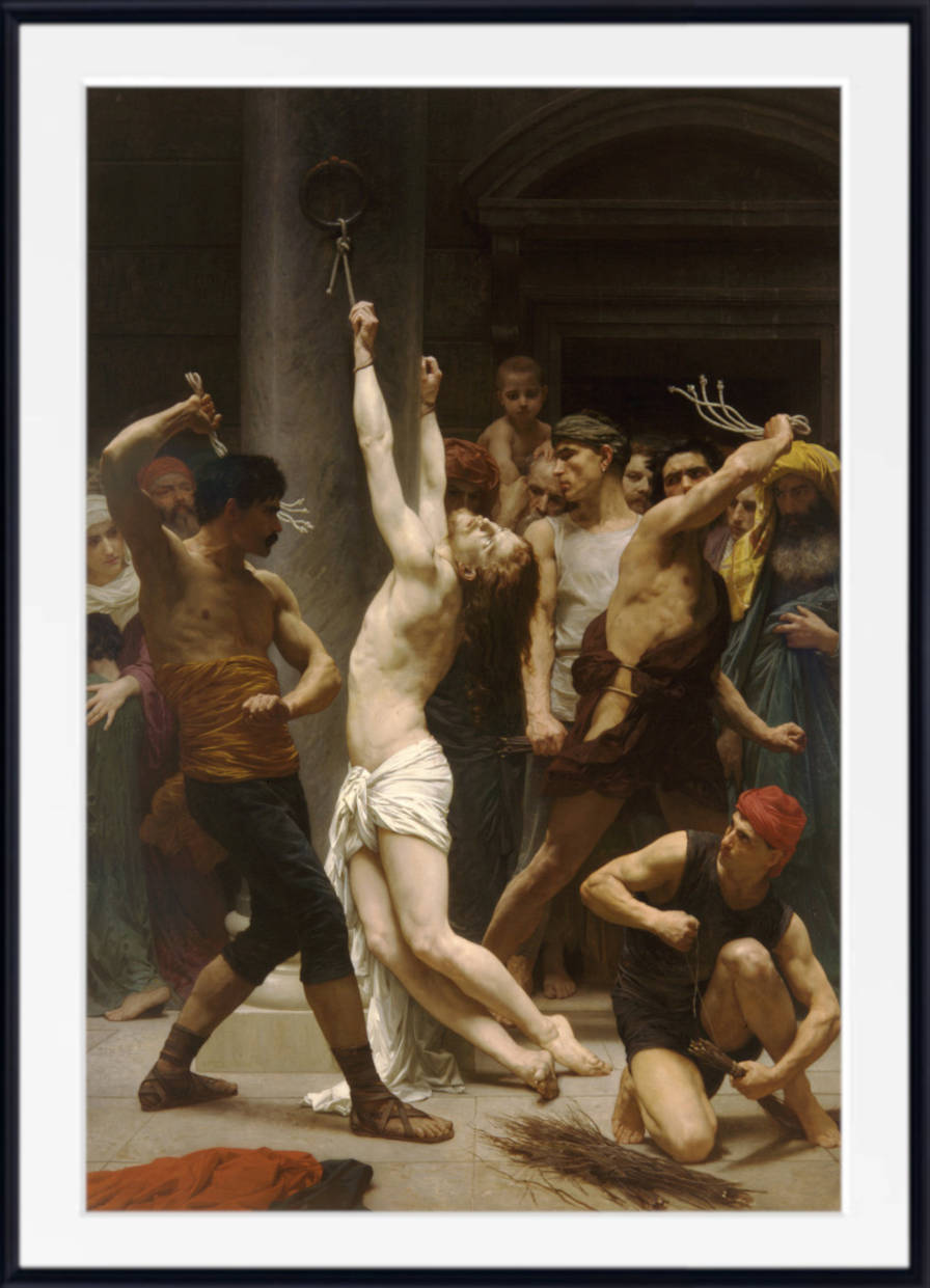 William-Adolphe Bouguereau, Old Masters Fine Art Figure Print : Jesus Chris