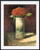 Georges Seurat Print : flowers in vase