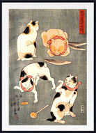 Utagawa Kuniyoshi, Japanese Fine Art Print, Four Cats, Ukiyo-e