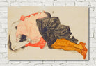 Egon Schiele Fine Art Print, Woman Hiding Her Face