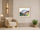 Giovanni Giacometti, Alpine Landscape (Upper Engadin) — art deco roomset