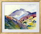Giovanni Giacometti, Alpine Landscape (Upper Engadin) — gold frame