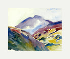 Giovanni Giacometti, Alpine Landscape (Upper Engadin) — rolled canvas
