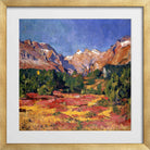 Giovanni Giacometti, Autumn Landscape (Maroz Valley with Piz Duan and Gletscherhorn) (1927) — gold frame