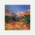 Giovanni Giacometti, Autumn Landscape (Maroz Valley with Piz Duan and Gletscherhorn) (1927) — rolled canvas