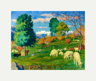 Giovanni Giacometti, Autumnal Landscape (1932) — rolled canvas