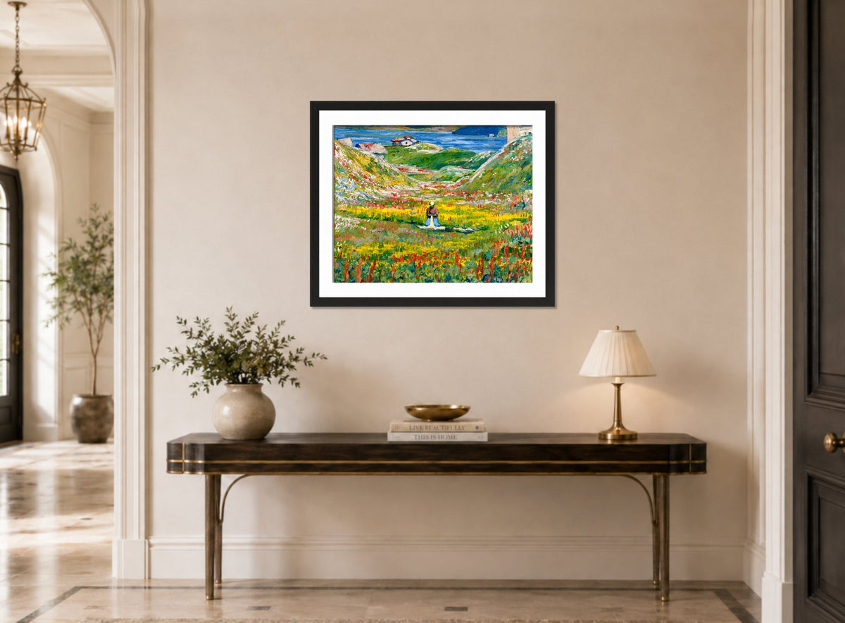 Giovanni Giacometti, Blooming Valley (1912–1924) — hallway