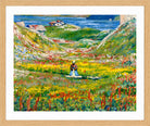 Giovanni Giacometti, Blooming Valley (1912–1924) — oak frame