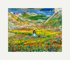 Giovanni Giacometti, Blooming Valley (1912–1924) — rolled canvas