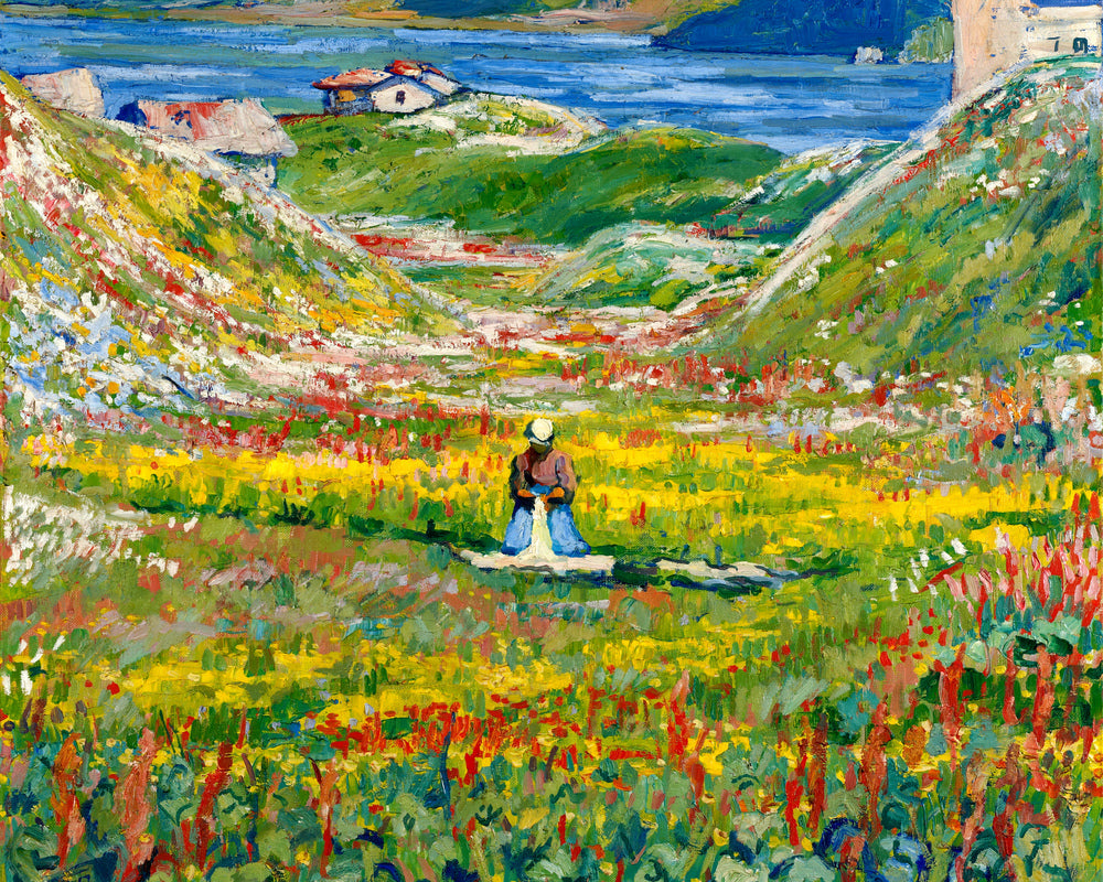 Giovanni Giacometti, Blooming Valley (1912–1924) — unframed