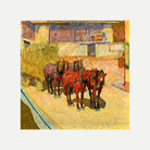 Giovanni Giacometti, Cavalli al sole — rolled canvas